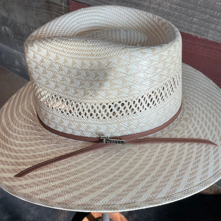 Twister 20x Two Tone Tan Shantung