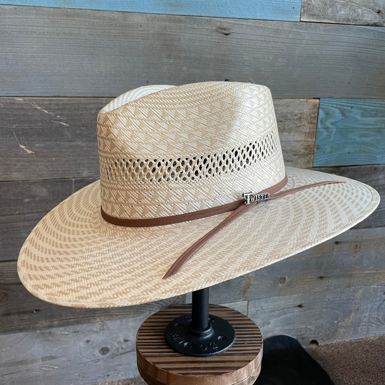 Twister 20x Two Tone Tan Shantung