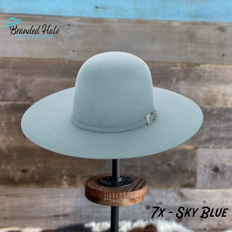7X Sky Blue Felt