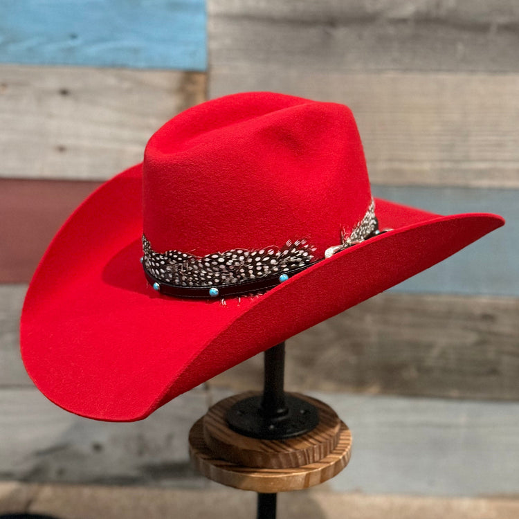 Rodeo King 3x Red Felt