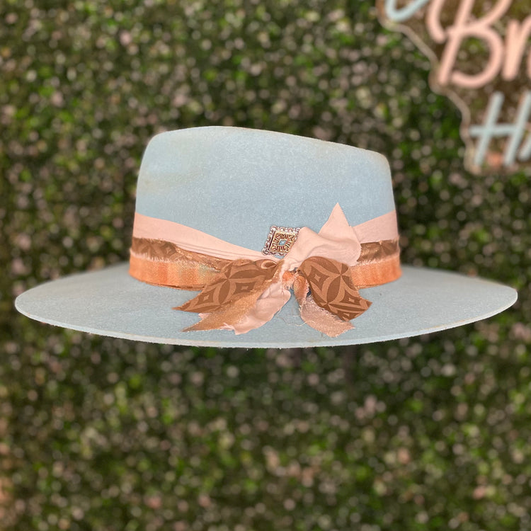 Turquoise Teardrop Felt