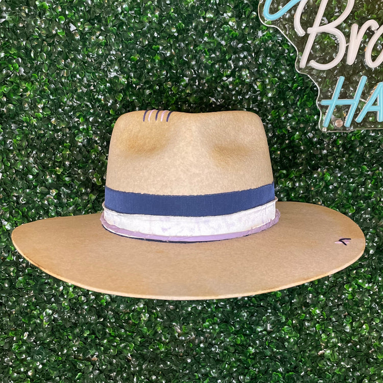 Oat Teardrop Felt Hat