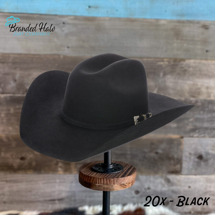 20x Black Felt