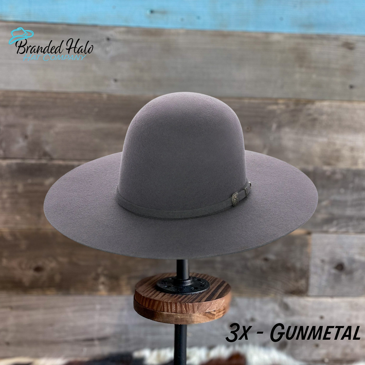 3X Gunmetal Felt