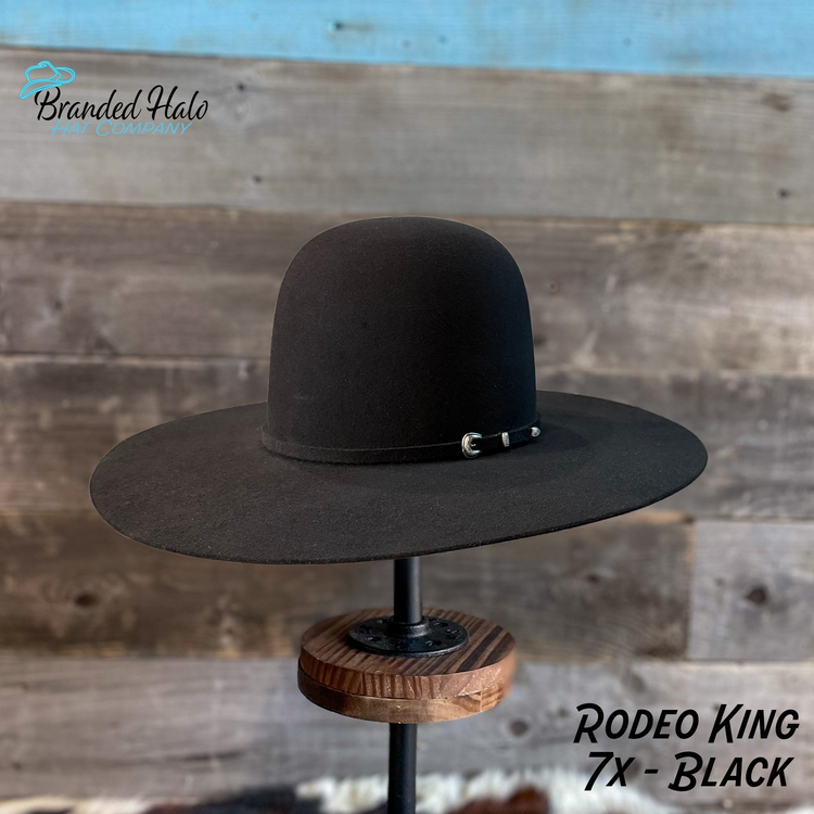 7X Rodeo King Black Felt
