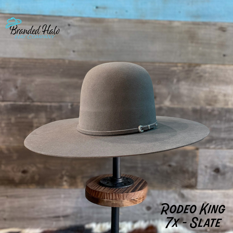 7X Rodeo King Slate Felt