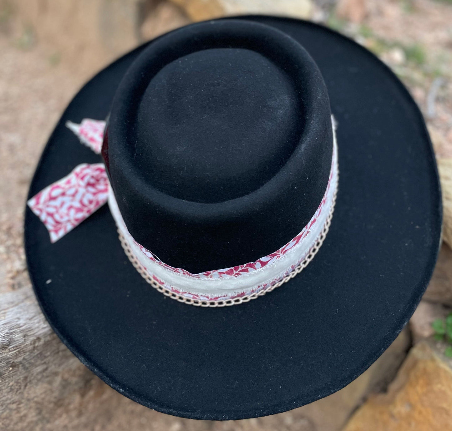 Black Gambler Felt Hat