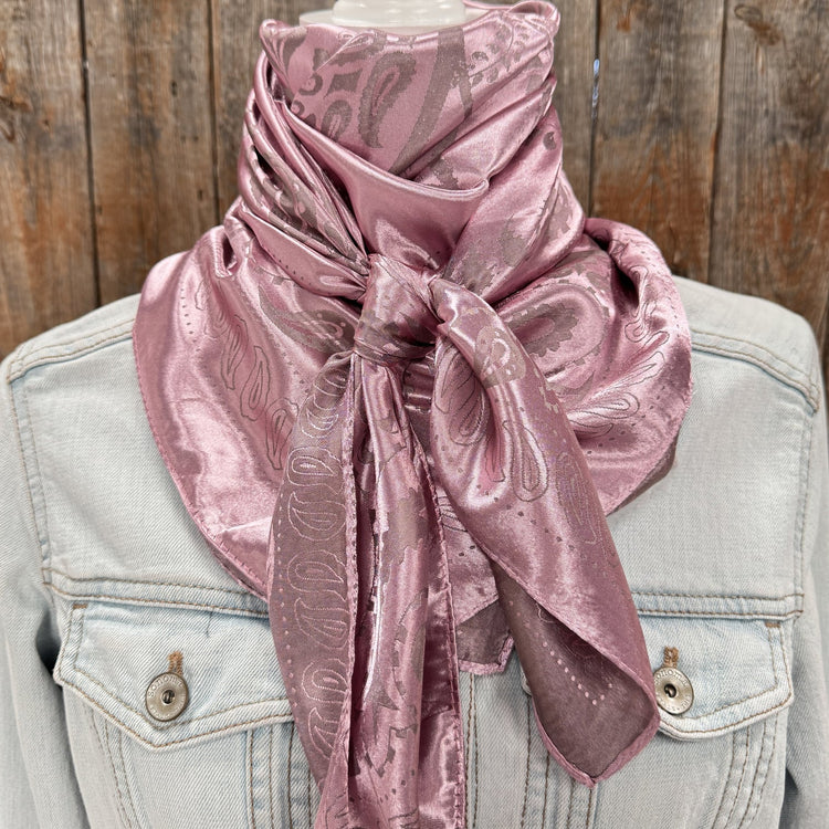 Pink Jacquard Wild Rag