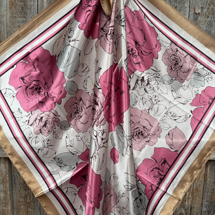 Pink Rose Wild Rag