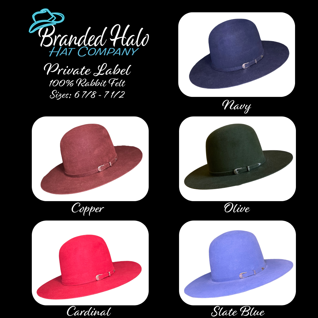 Custom Private Label Felt Hat Order DEPOSIT