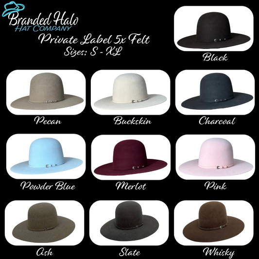 Custom 5X Felt Hat Order DEPOSIT