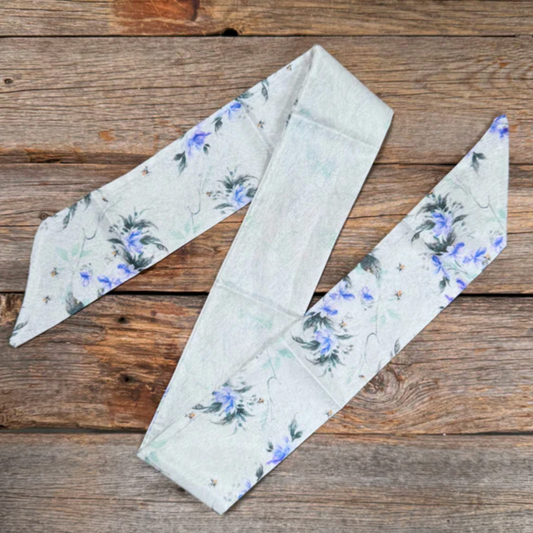 Blue Floral Twilly