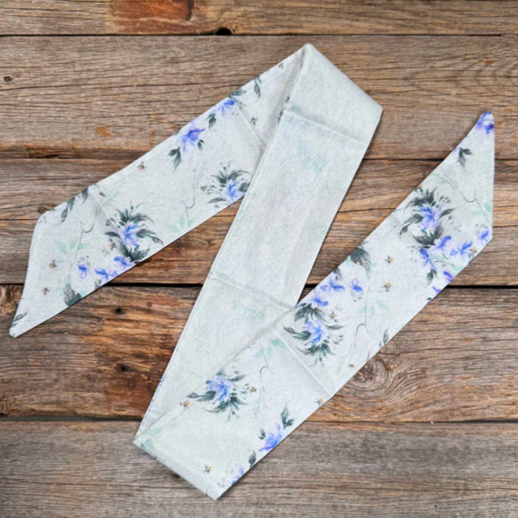 Blue Floral Twilly