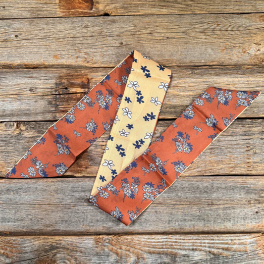 Brown Floral Twilly