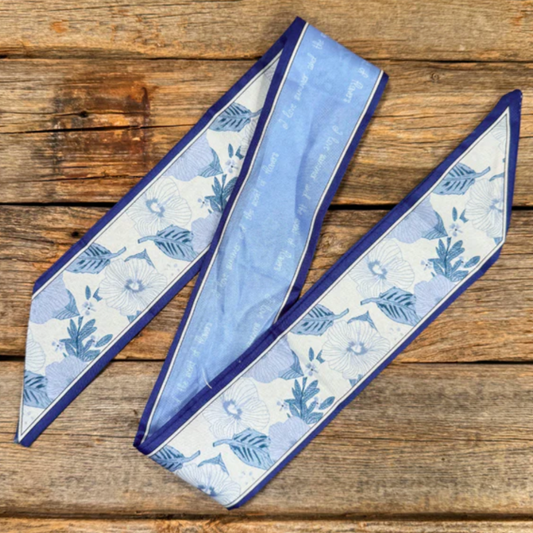 Blue Floral Twilly