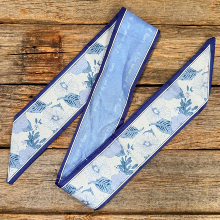 Blue Floral Twilly
