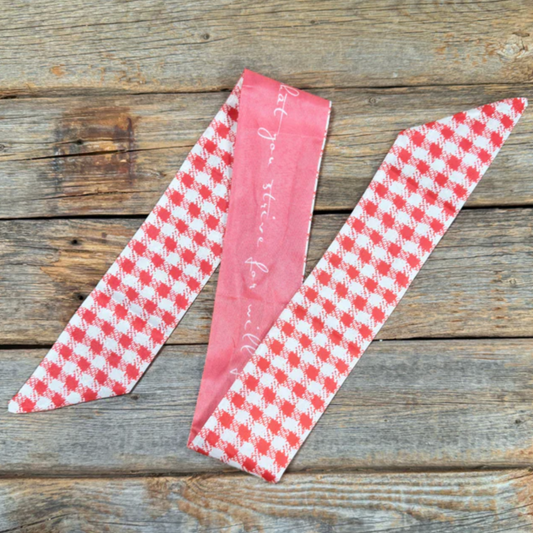 Red & White Checkered Twilly