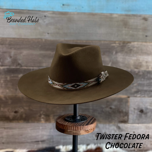 Twister Fedora Chocolate