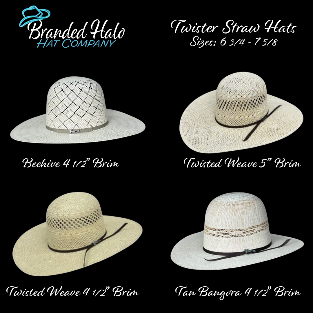 Custom Twister Straw Hat Order DEPOSIT